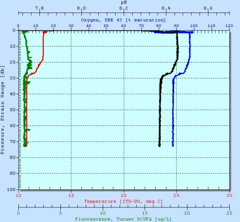 CTD Cast from Station E-1