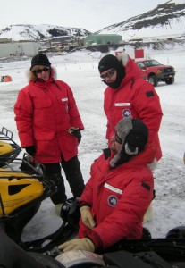 Dawn and Mak learn about drive belts