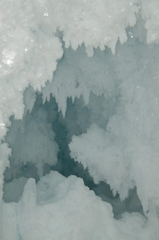 A room full of diamonds inside an Erebus Glacier ice cave