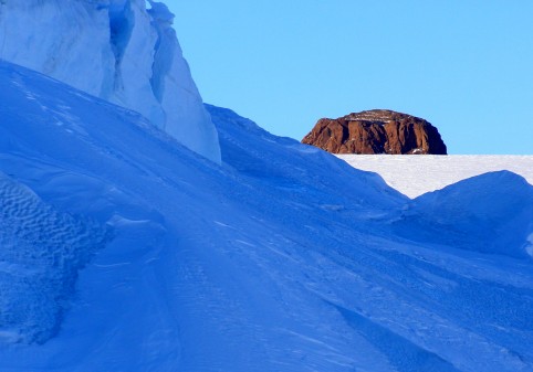 Castle Rock under the midnight sun