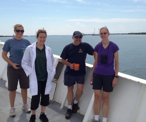 Crew leaving Morehead City, NC.